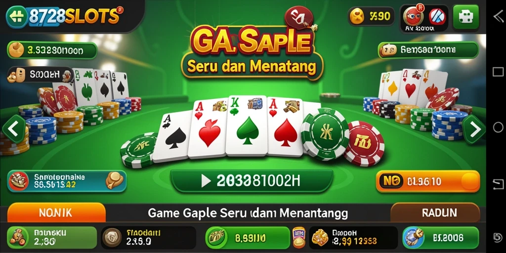 Screenshot menunjukkan gameplay seru dari 8728SLOTS dengan teman-teman.