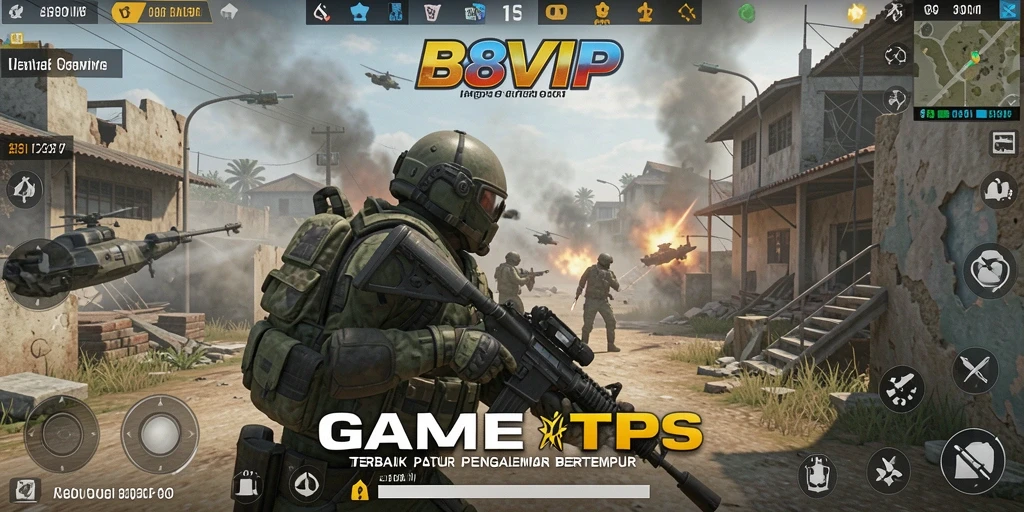 Tangkapan layar B8VIP menampilkan aksi pertempuran yang mendebarkan dan grafik menakjubkan.