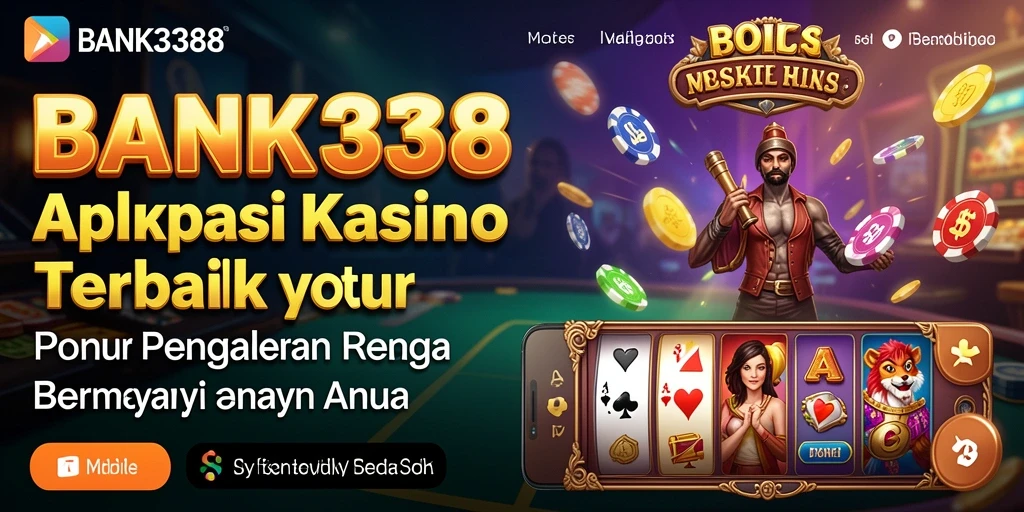 Screenshot BANK338 menunjukkan grafik permainan Kasino yang menawan dan interaktif.