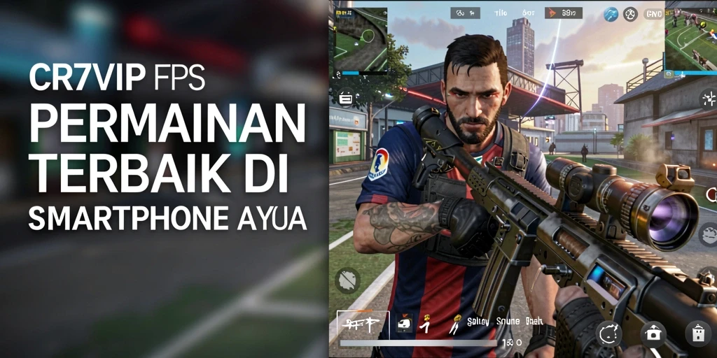 Tampilan utama gameplay <strong>CR7VIP</strong> menampilkan aksi tembak-menembak yang seru dan grafis menawan.