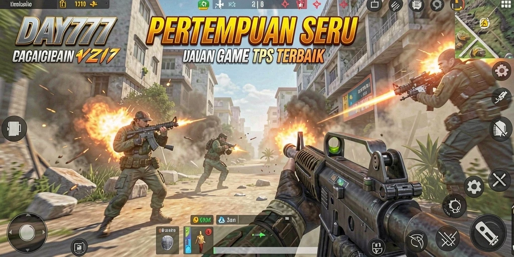 Tampilan gameplay seru di dalam game TPS DAY777.