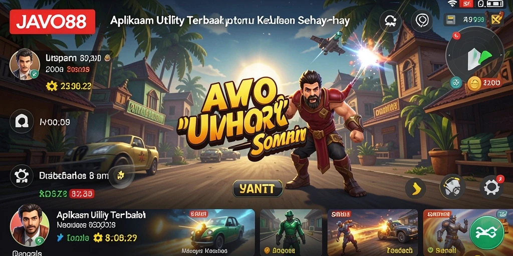 Tampilan utama JAVO88 yang menampilkan fitur pengingat dan analisis