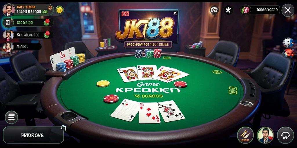 Gambaran permainan Poker yang seru di JKT88