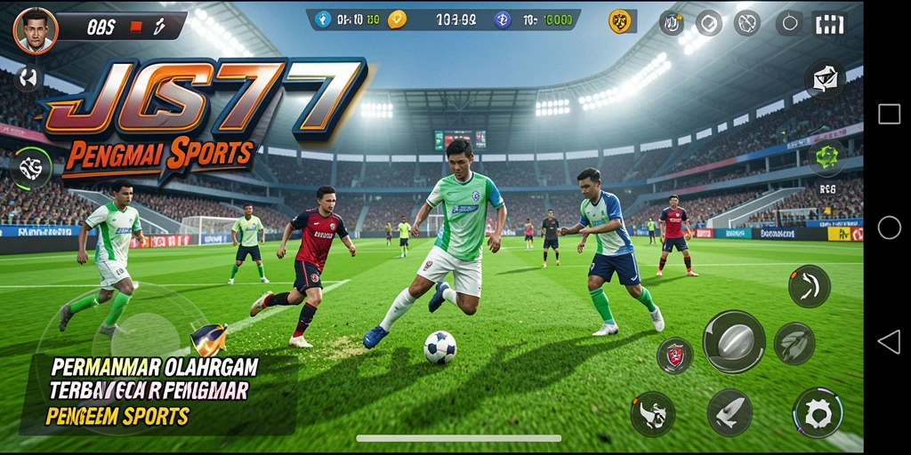 Screenshot JOS77 menampilkan gameplay seru dalam pertandingan olahraga.