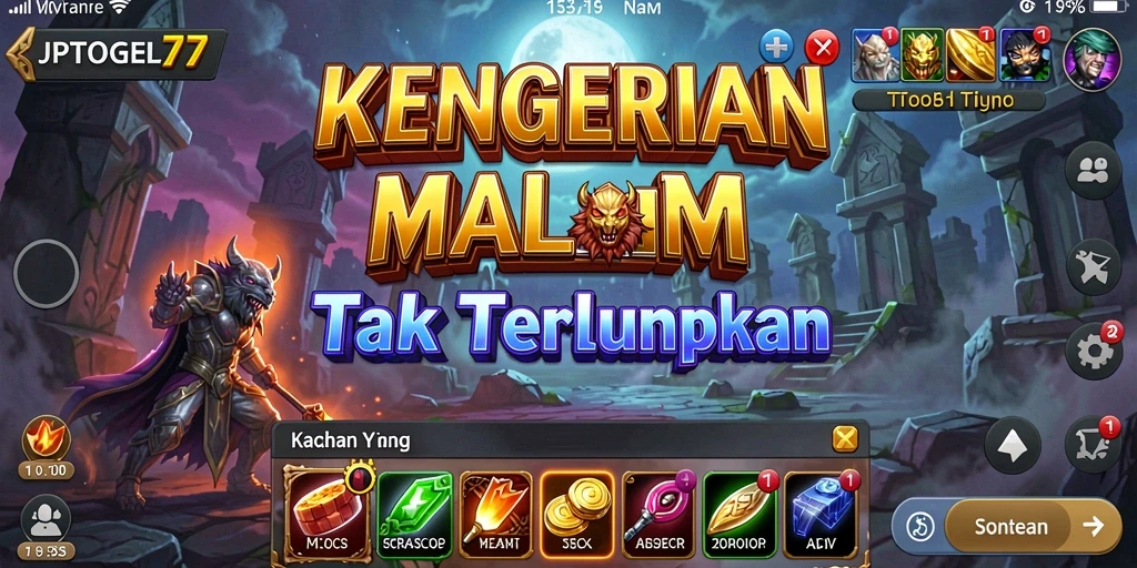 Tangkapan layar gameplay yang menampilkan momen menegangkan dalam JPTOGEL77.