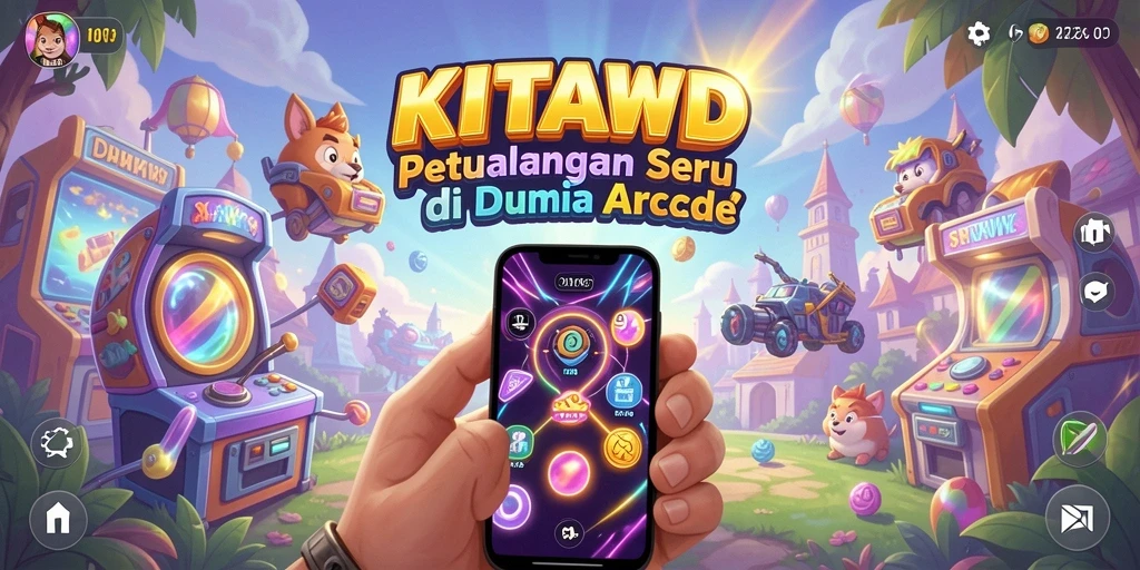 Tangkapan layar menampilkan keseruan gameplay arcade KITAWD.