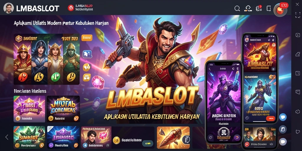 Screenshot utama LMBASLOT menampilkan antarmuka aplikasi yang ramah pengguna.