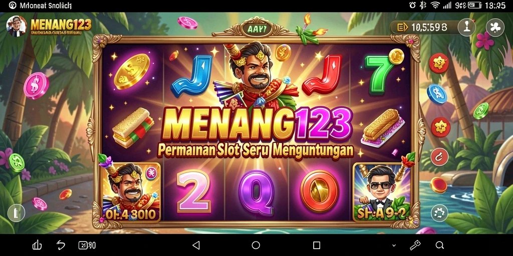 Tampilan gameplay MENANG123 dengan mesin Slot yang menarik.