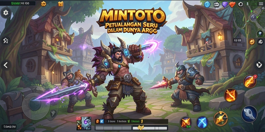 Tampilan gameplay MINTOTO yang seru dan menantang dalam dunia ARPG.