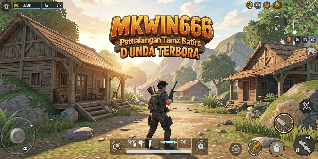 Tampilan gameplay <strong>MKWIN666</strong> di dunia terbuka yang menakjubkan.