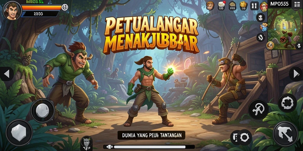 Tampilan gameplay MPO555 yang seru dan menantang dalam petualangan.