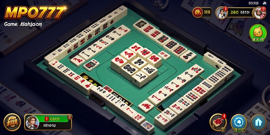Screenshot MPO777 menampilkan gameplay Mahjong yang seru dan menantang.