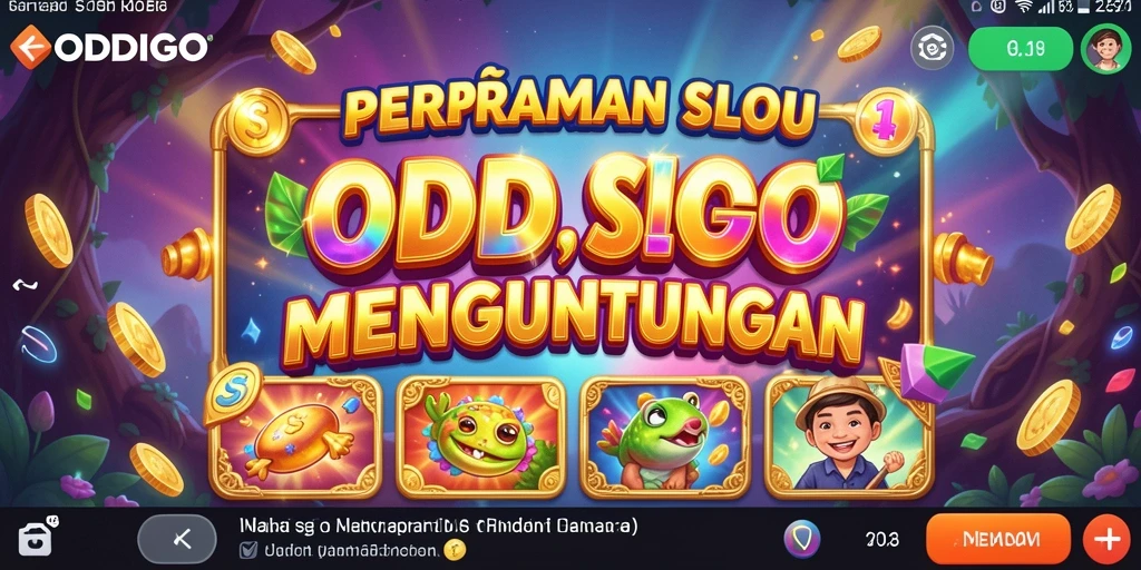 Tampilan gameplay slot ODDIGO yang menarik dan menghibur.