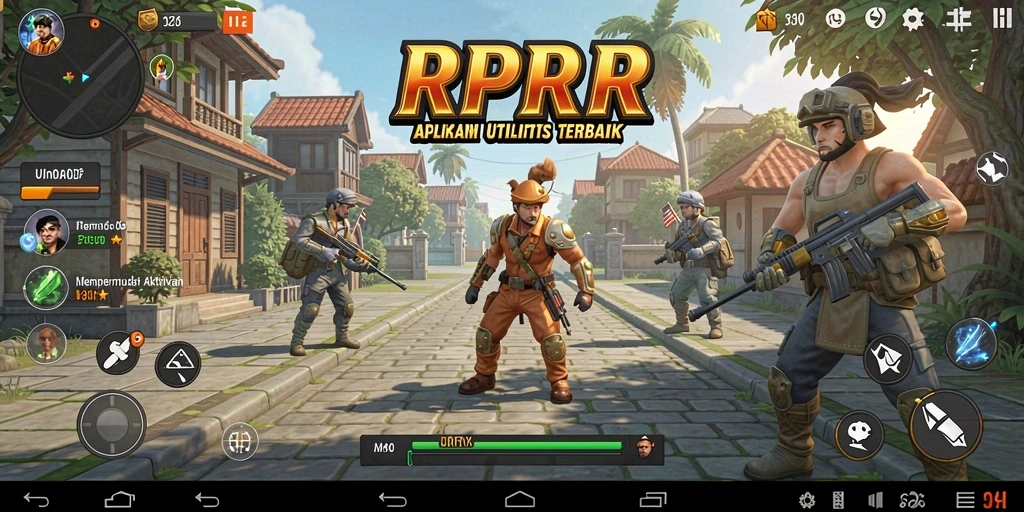 Tampilan antarmuka RPRR yang sederhana dan fungsional.