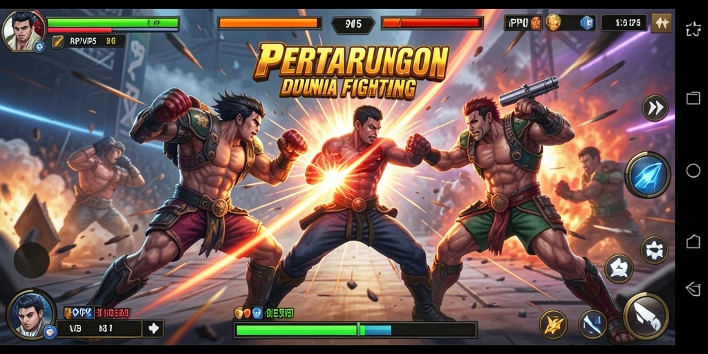Tampilan mendebarkan dari gameplay RPVIP5 yang penuh aksi.