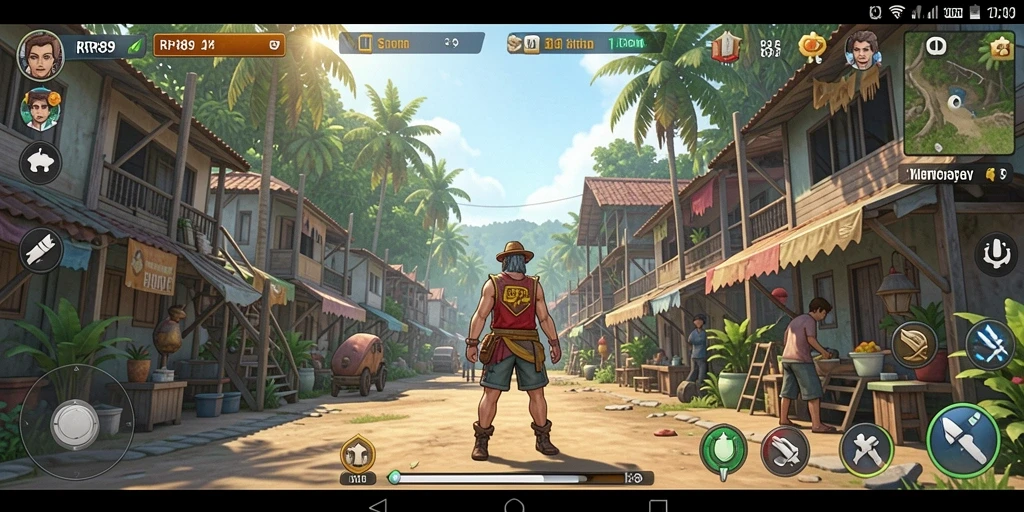 Tampilan gameplay menarik dari RR89 dengan aktivitas simulasi yang interaktif.