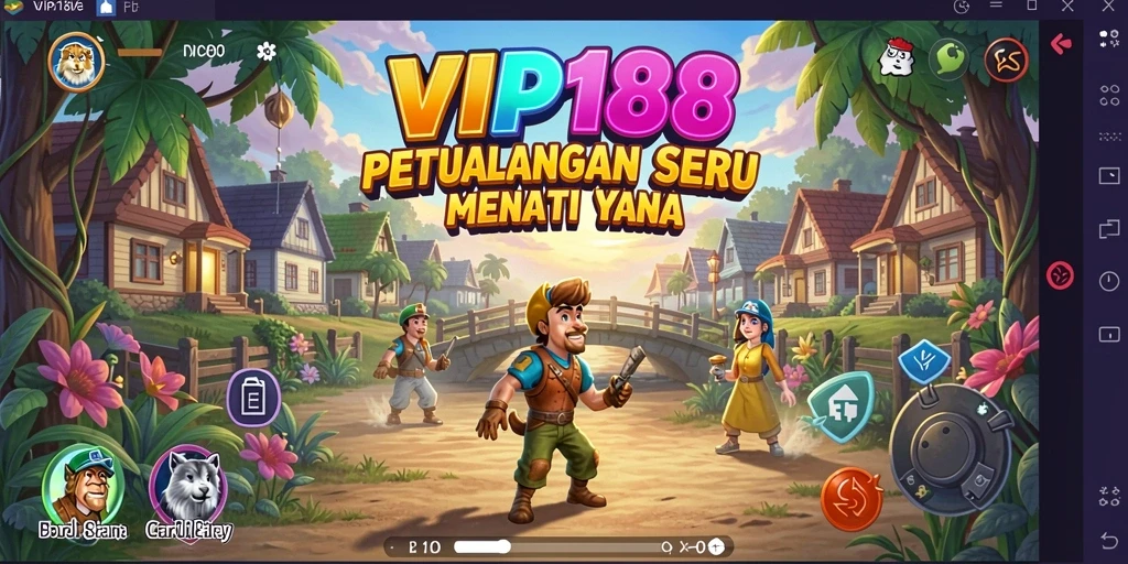 Gameplay menakjubkan di dunia petualangan yang fantastis.